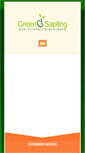 Mobile Screenshot of green-sapling.com