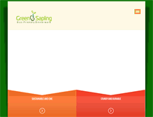 Tablet Screenshot of green-sapling.com
